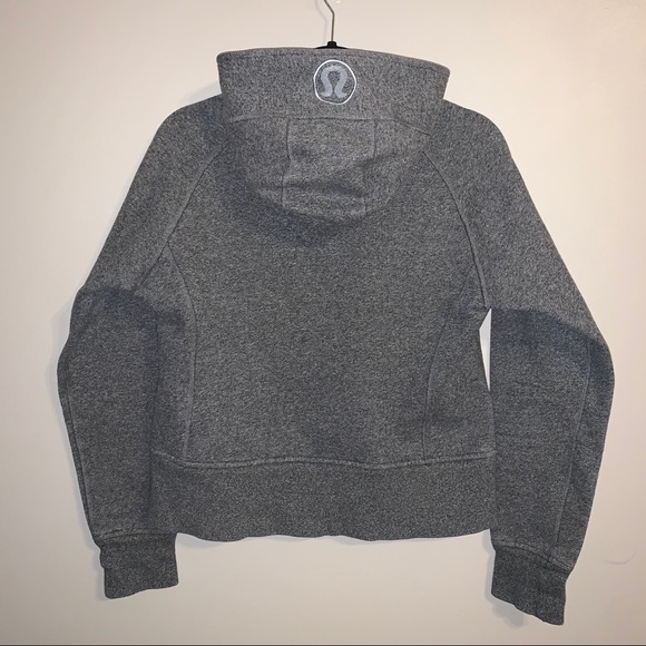Lululemon Heather grey scuba hoodie